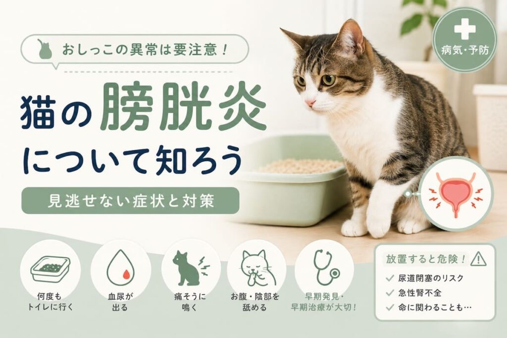 猫の膀胱炎の記事についてのトップ画像です